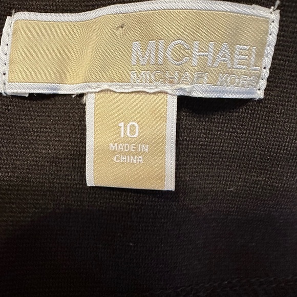Michael Michael Kors brown and black elastic waist miniskirt size 10 - Picture 5 of 7